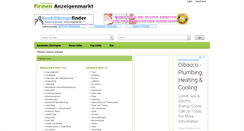Desktop Screenshot of firmen-anzeigenmarkt.de